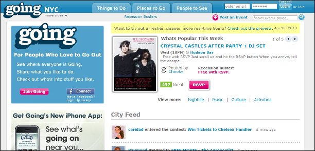 going.com going.com Link Building With Event Websites