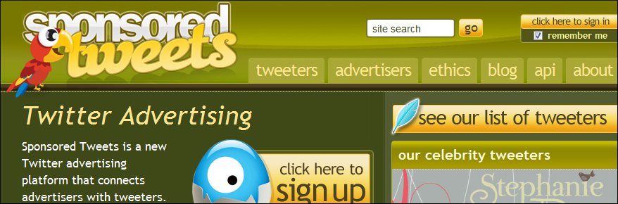 sponsored-tweets sponsored tweets Twitter Says No To Third Party Advertisers