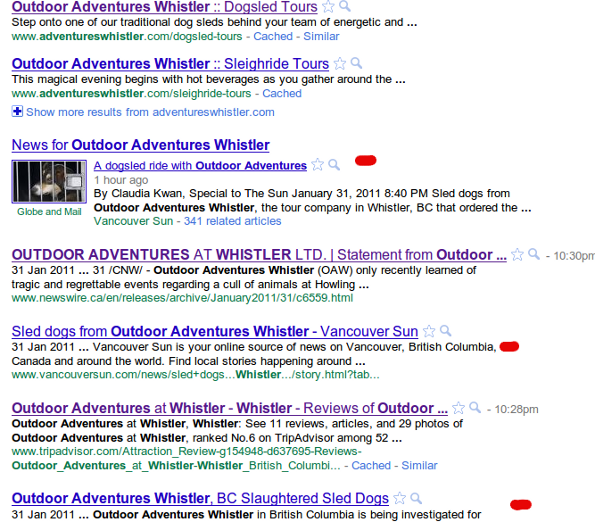 outdoor-adventures-whistler-google outdoor adventures whistler google Outdoor Adventures Whistler & Howling Dog Tours: Reputation Management Nightmare