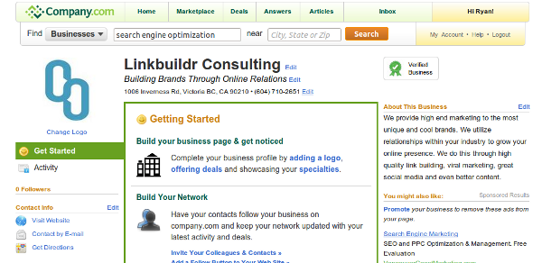 linkbuildr company Get Listed With Company.com