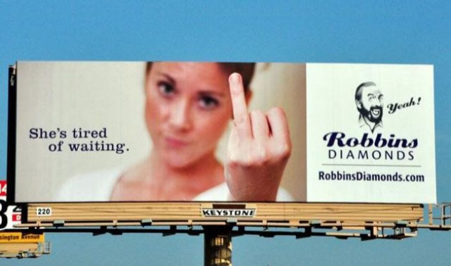 robbins diamonds billboard Robbins Diamonds Billboard Marketing