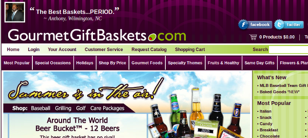 gourmetgiftbaskets.com  10 Big Brands That Google Has Penalized For Paid Links