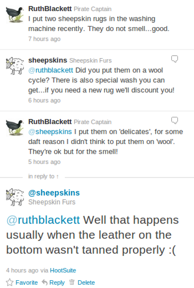 sheepskinfurs twitter Ecommerce Twitter Marketing Strategies In Action
