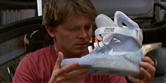 Marty McFly sneakers Marty McFly's Nike sneakers have finally come Back From