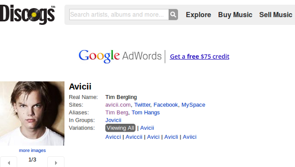 discogs avicii Building Your Band Brand In A Social World