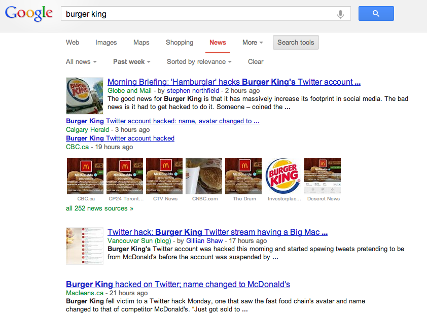 Screen Shot 2013 02 19 at 8.30.32 AM Burger Kings Twitter Hacked = Link Bait Goldmine